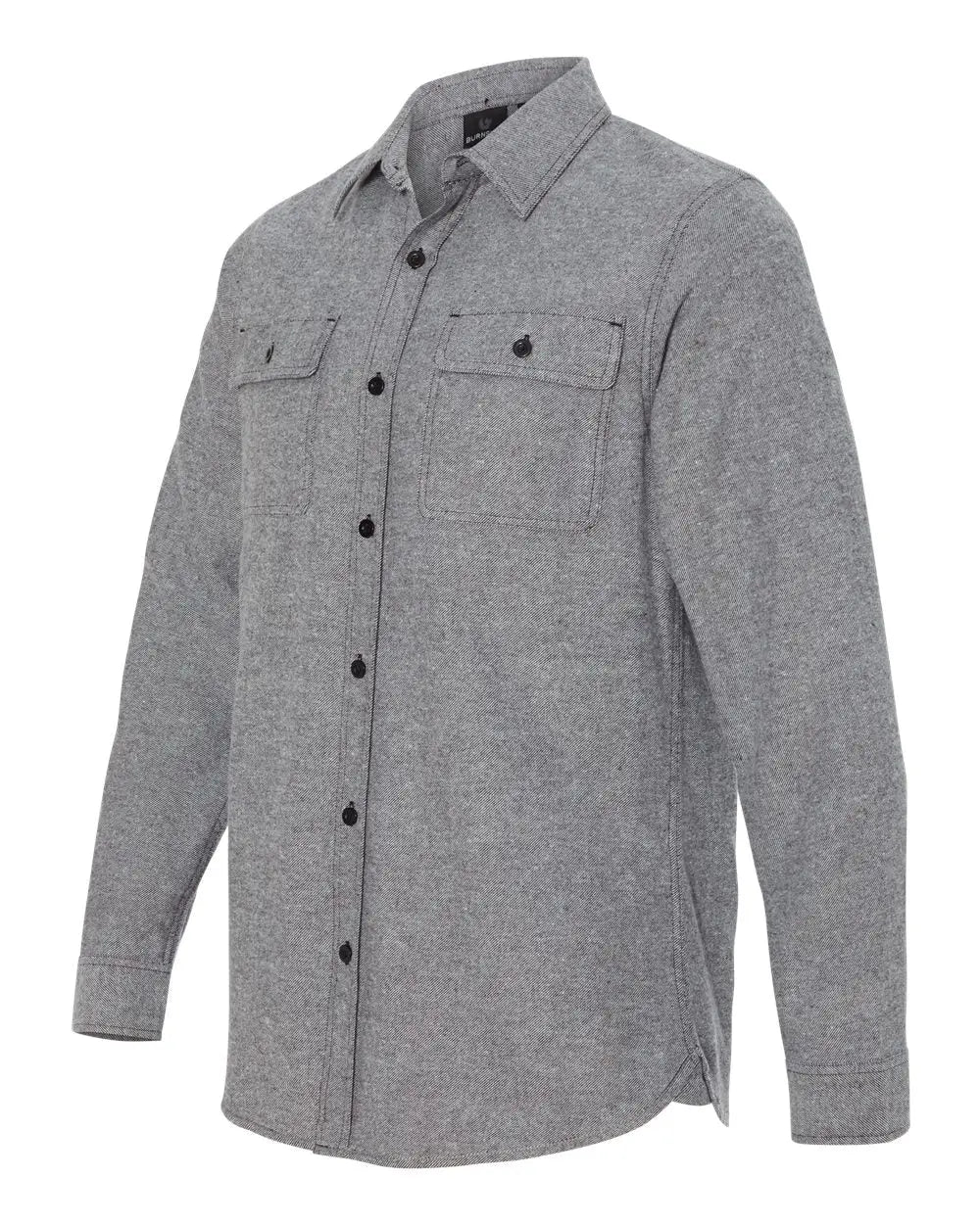 Burnside B8200 Solid Flannel Shirt - 8200 - Heather Gray - Adult s