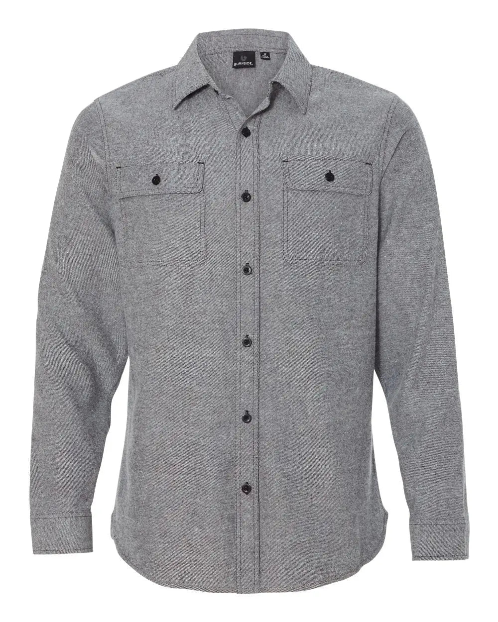 Burnside B8200 Solid Flannel Shirt - 8200 - Heather Gray - Adult s
