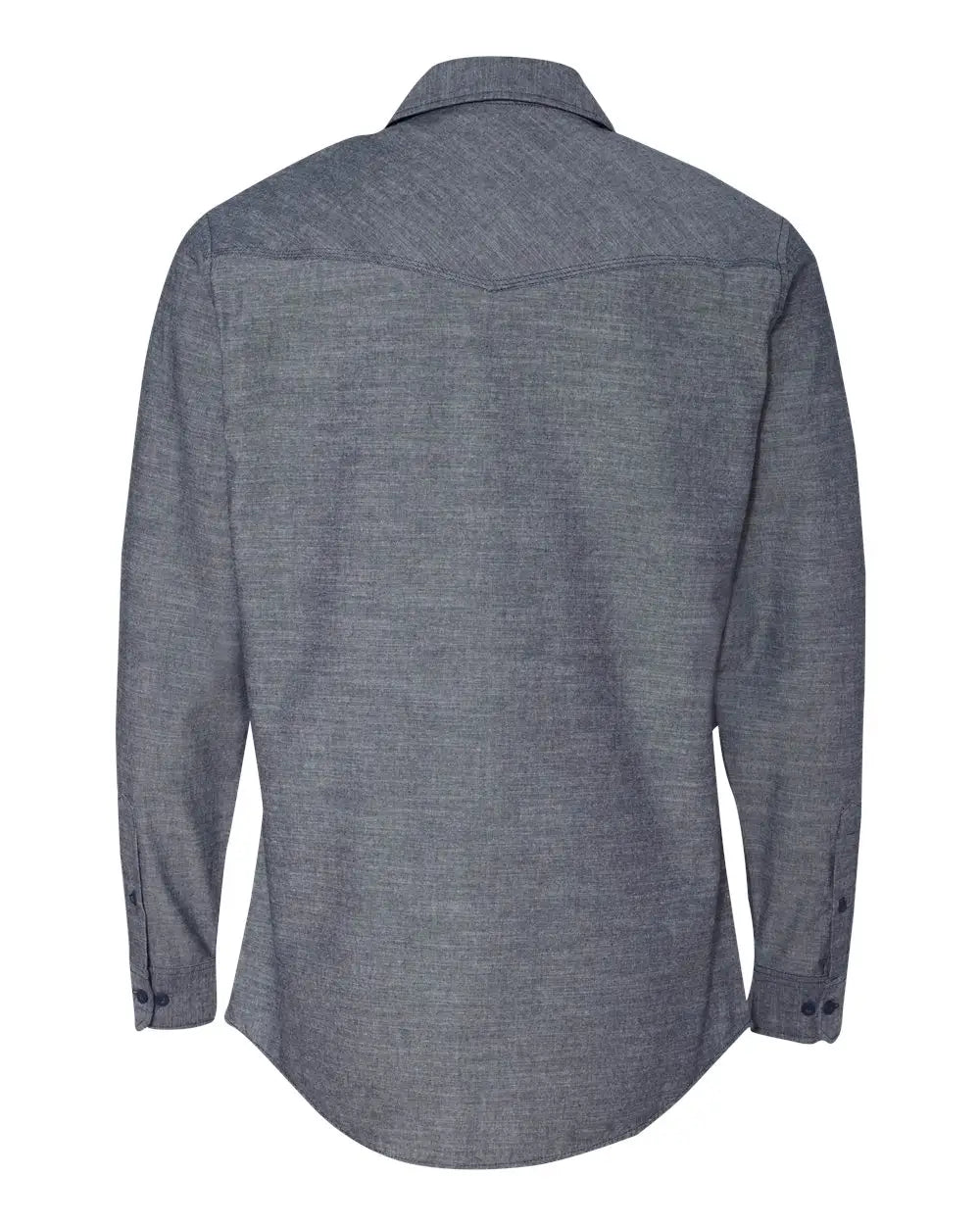Burnside B8255 Chambray Shirt - 8255 - Dark Denim