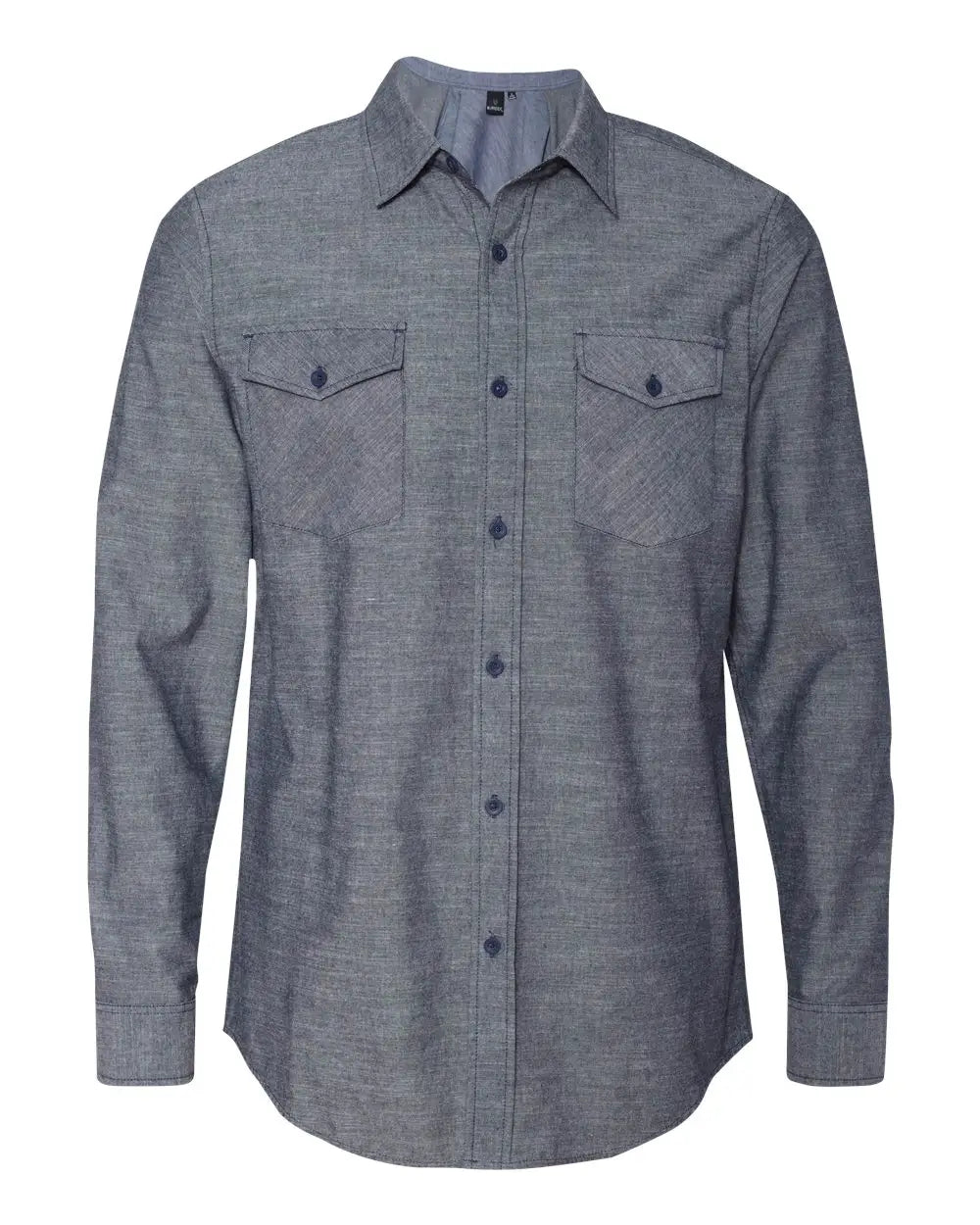 Burnside B8255 Chambray Shirt - 8255 - Dark Denim - Adult s