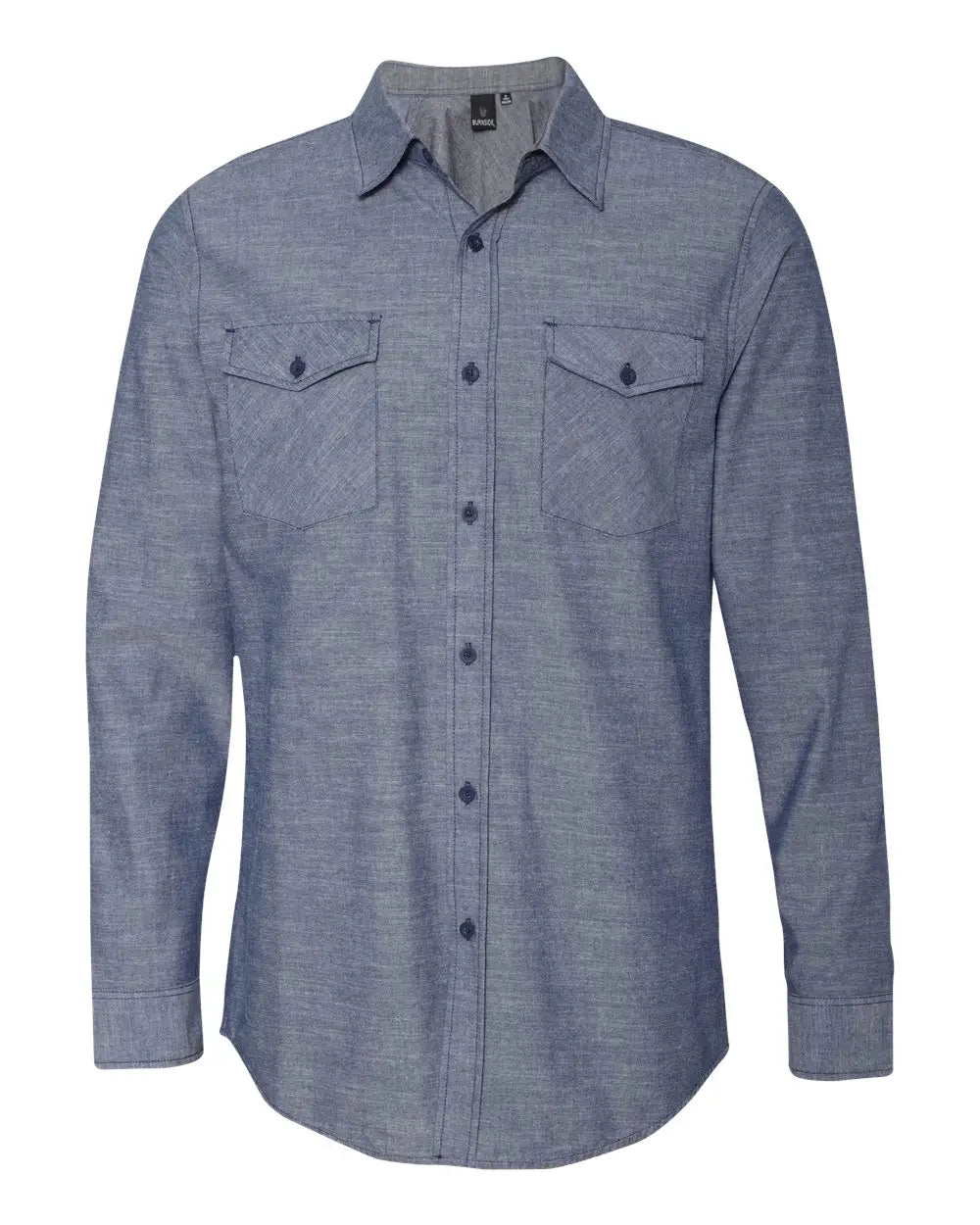 Burnside B8255 Chambray Shirt - 8255 - Light Denim - Adult s