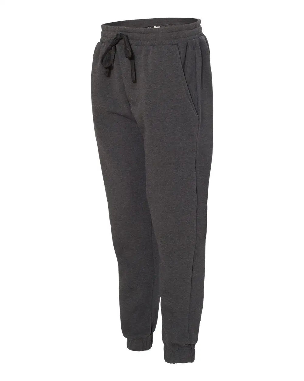 Burnside B8800 Fleece Joggers - 8800 - Charcoal Heather - Adult Xs