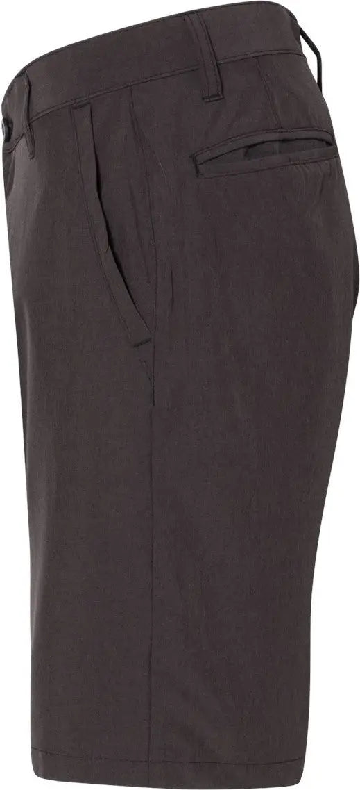 Burnside B9820 Hybrid Stretch Shorts - 9820 - Black Heather
