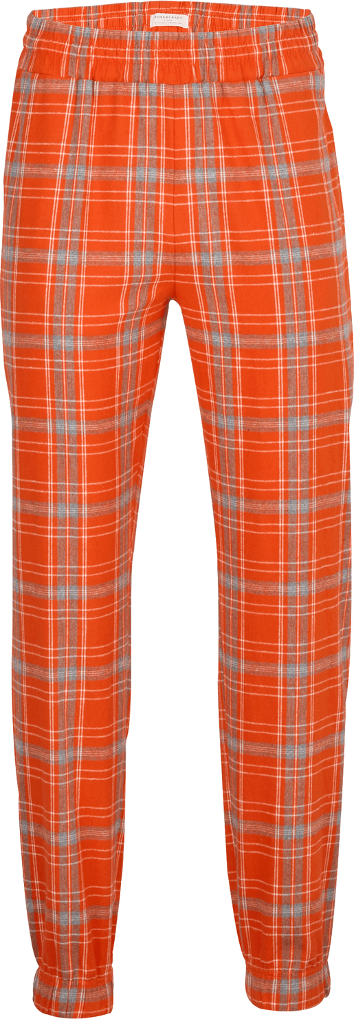 BURNT ORANGE KINGSTON BOXERCRAFT ADULT FLANNEL JOGGER  grouped