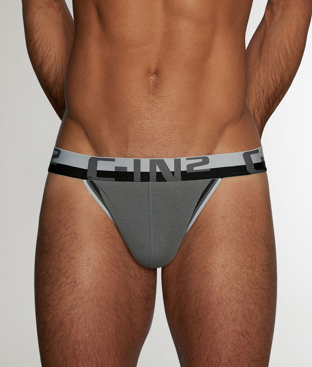 C-in2 Mesh Thong - Garner Grey / Small