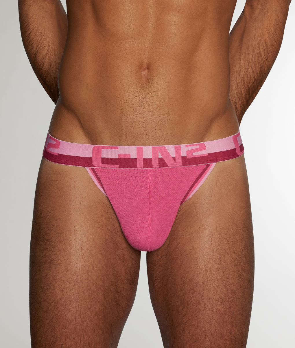 C-in2 Mesh Thong - Pacey Pink / Small