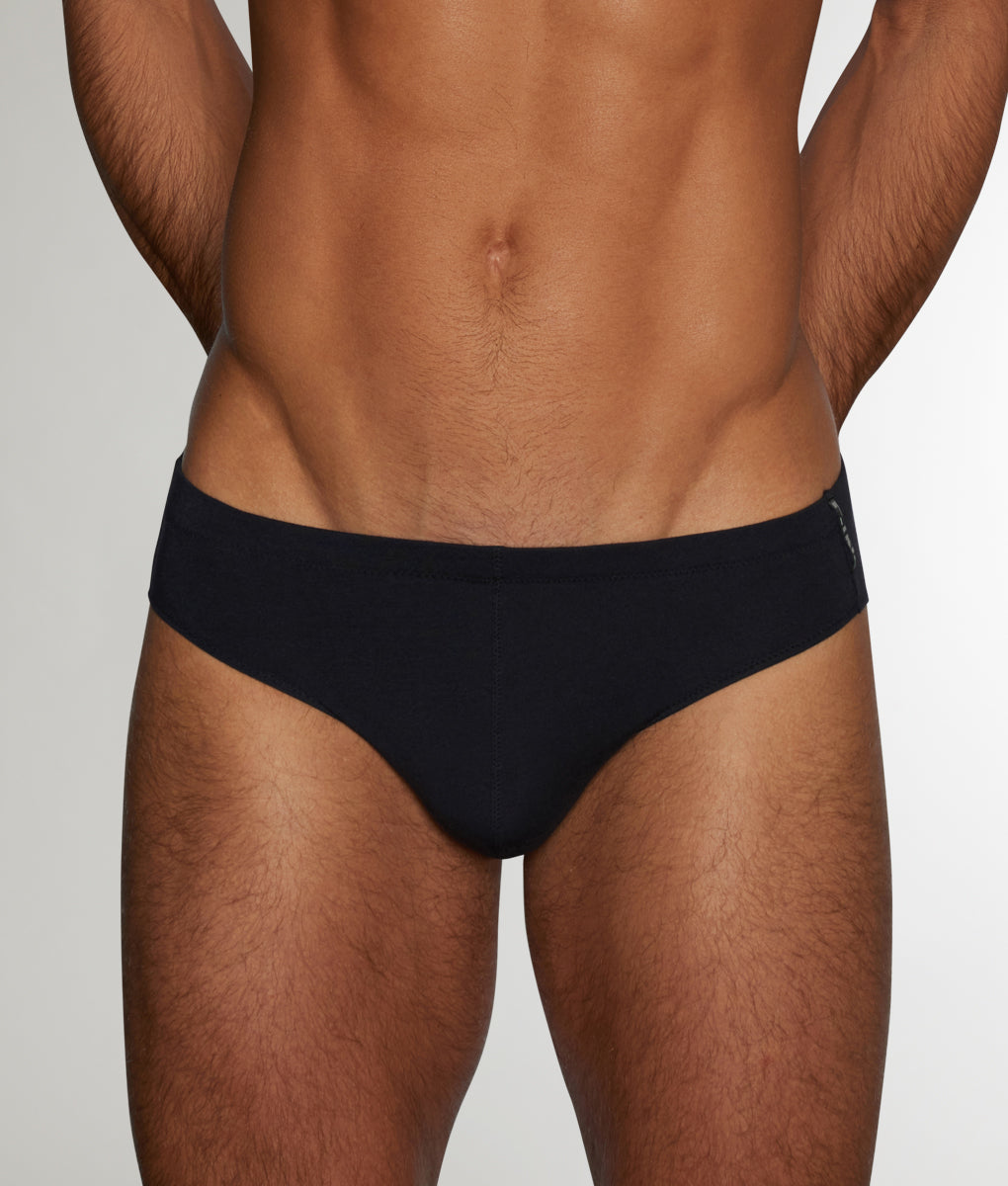 C-in2 Nu Low Rise Brief - Black / Small