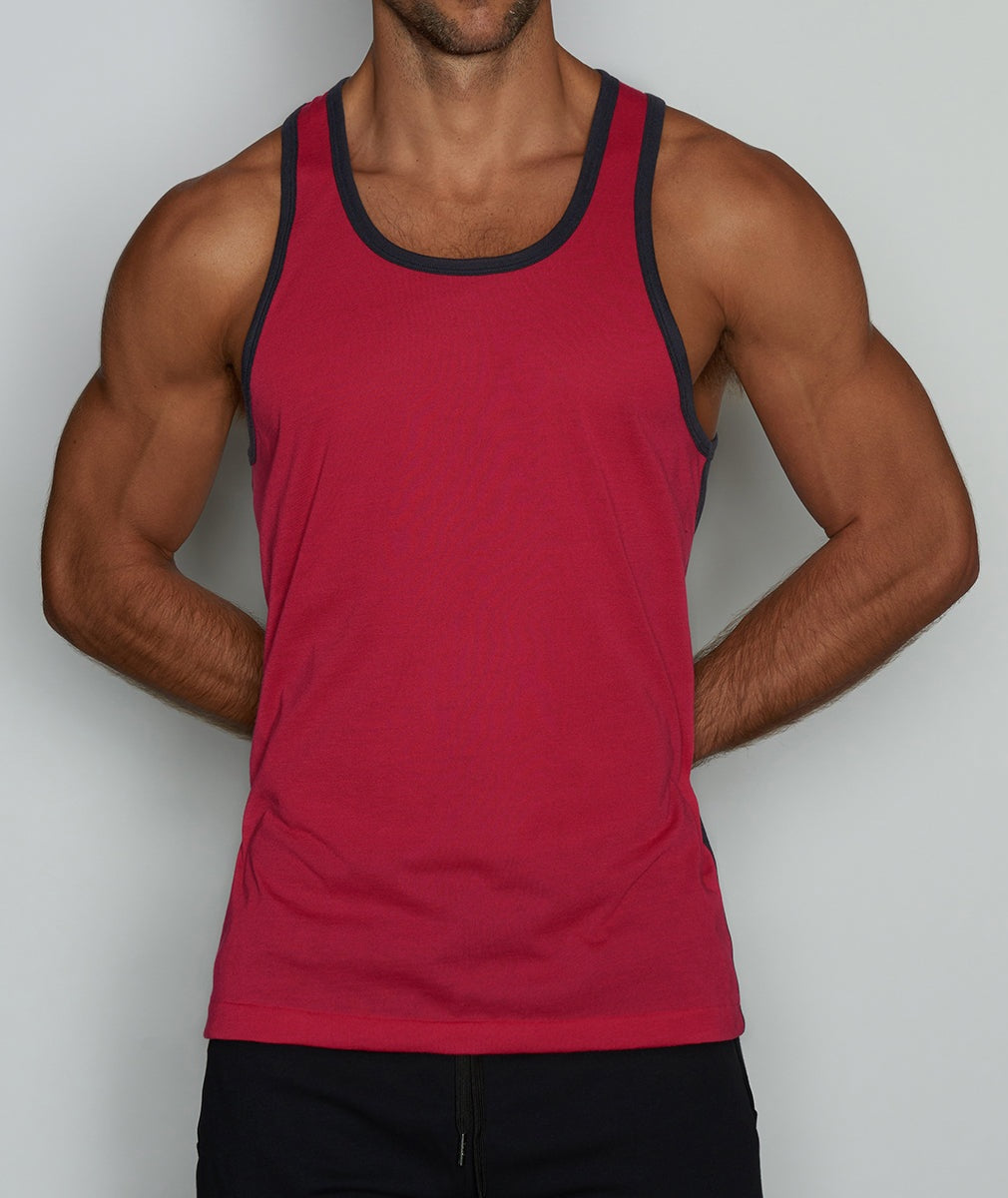 C-in2 Super Bright Tank - Pink Stripe / Small