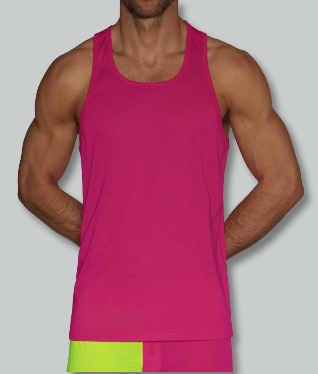 C-in2 Super Bright Tank Top - Pacifico Pink / Small