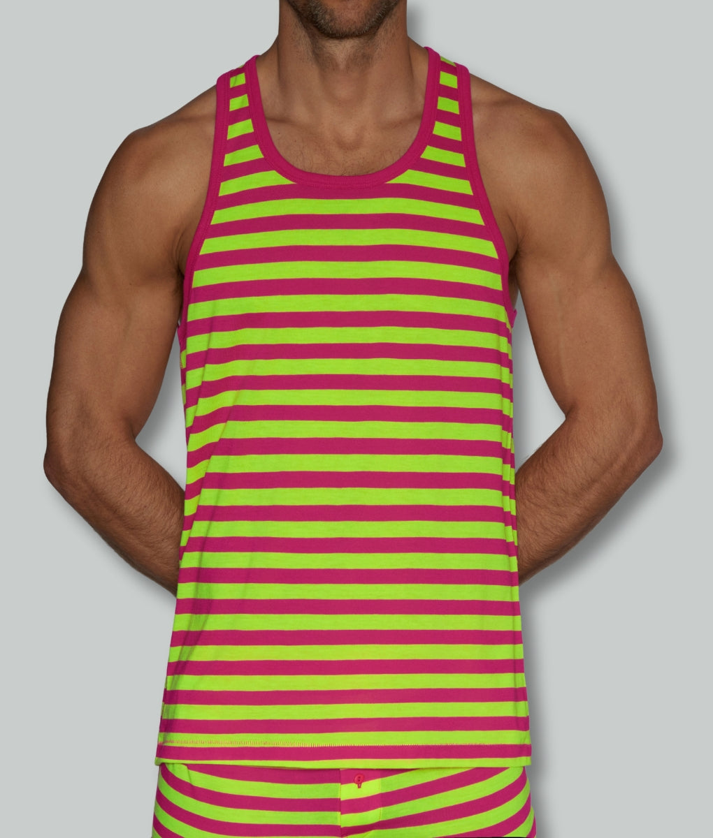 C-in2 Super Bright Tank Top - Perri Pink / Small