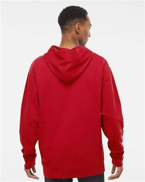 Independent Trading Co. Ss4500 Midweight Hooded Sweatshirt - Red