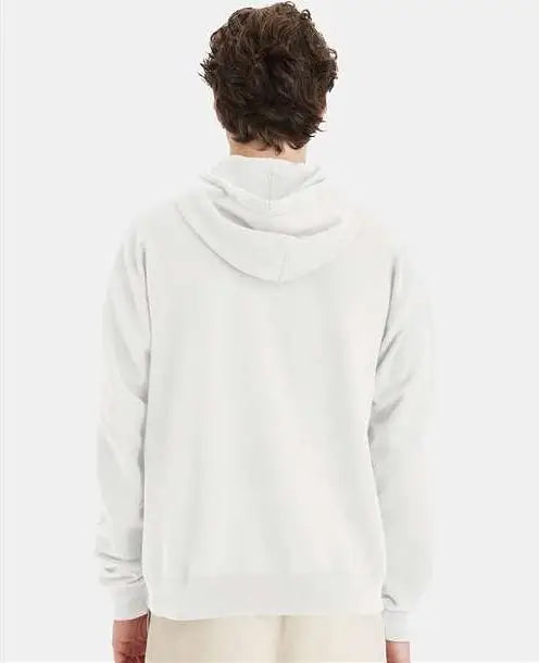 Comfortwash by Hanes Gdh450 Garment-dyed Hooded Sweatshirt - White