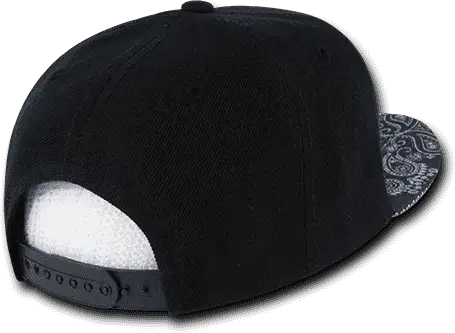 Decky 1093 Bandanna Snapback Cap - Black Navy - one Size Fits Most