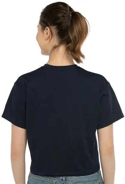 Next Level 1580 Women’s Ideal Crop Tee - Midnight Navy