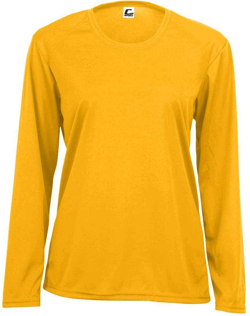 C2 Sport 5104 Long Sleeve Performance Tee - Gold