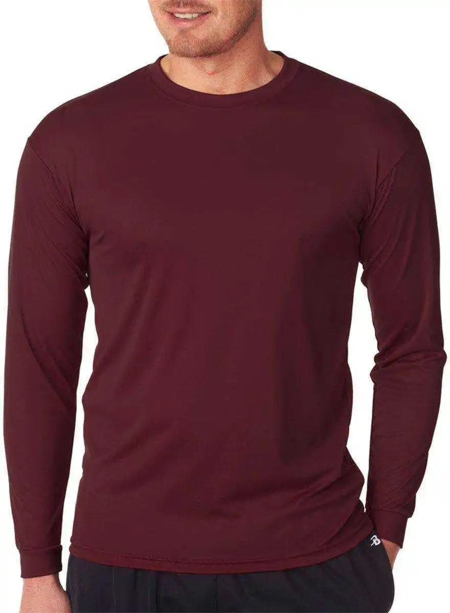 C2 Sport 5104 Long Sleeve Performance Tee Maroon