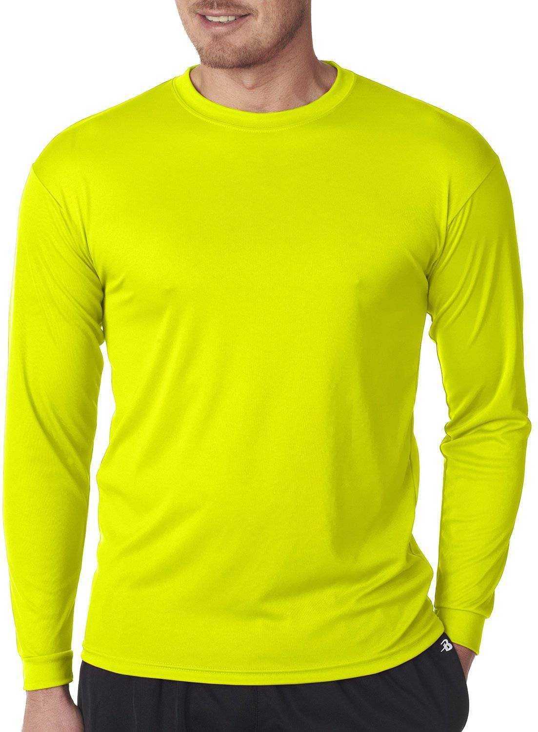 C2 Sport 5104 Long Sleeve Performance Tee - Safety Yellow