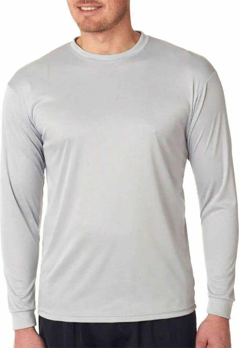 C2 Sport 5204 Long Sleeve Youth Tee - Light Gray