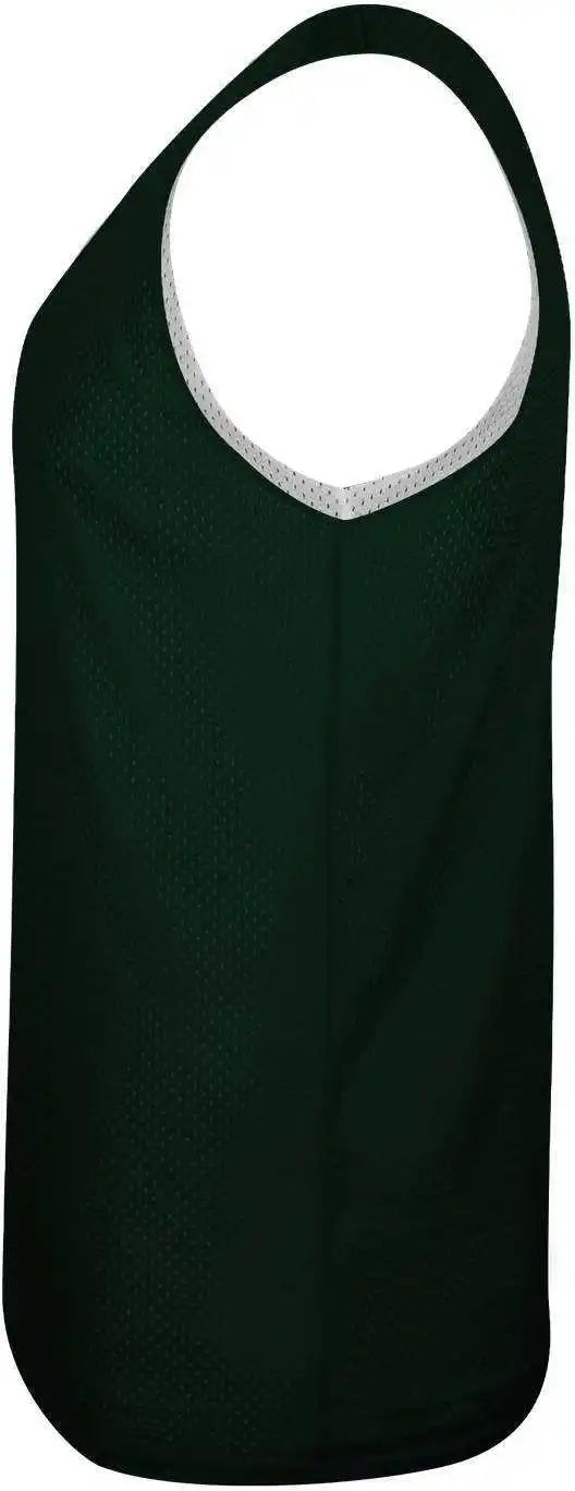 C2 Sport 5228 Reversible. Mesh Youth Tank - Forest White