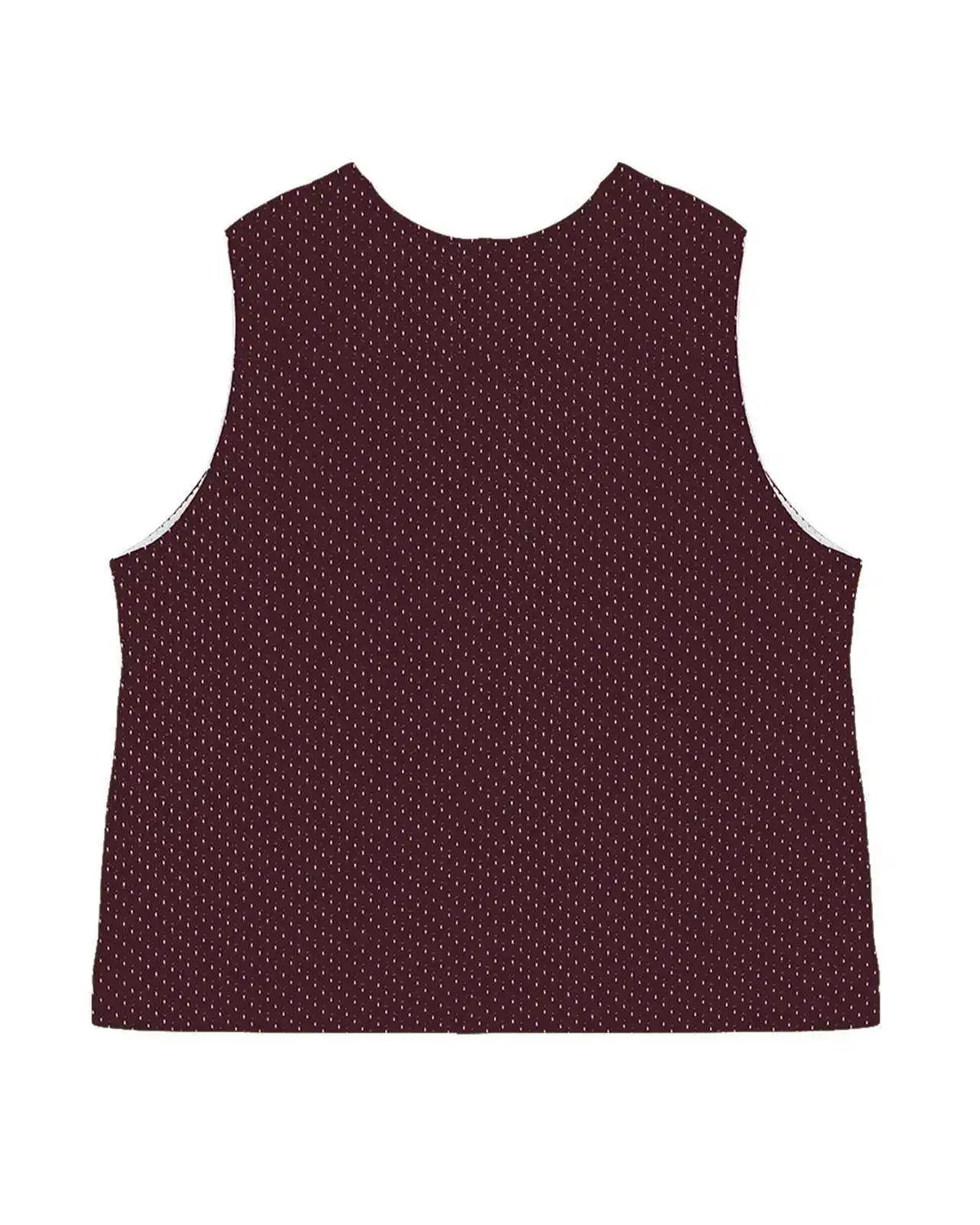 C2 Sport 5260 Mesh Reversible Youth Pinnie - Maroon White