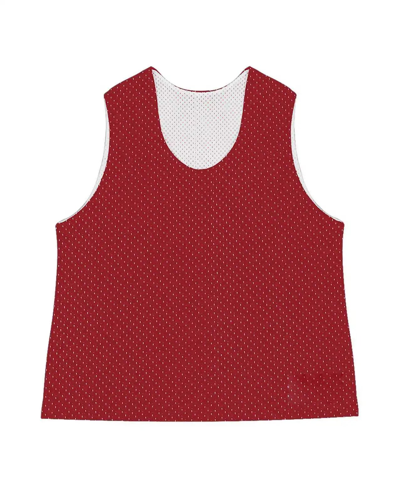 C2 Sport 5260 Mesh Reversible Youth Pinnie - Red White