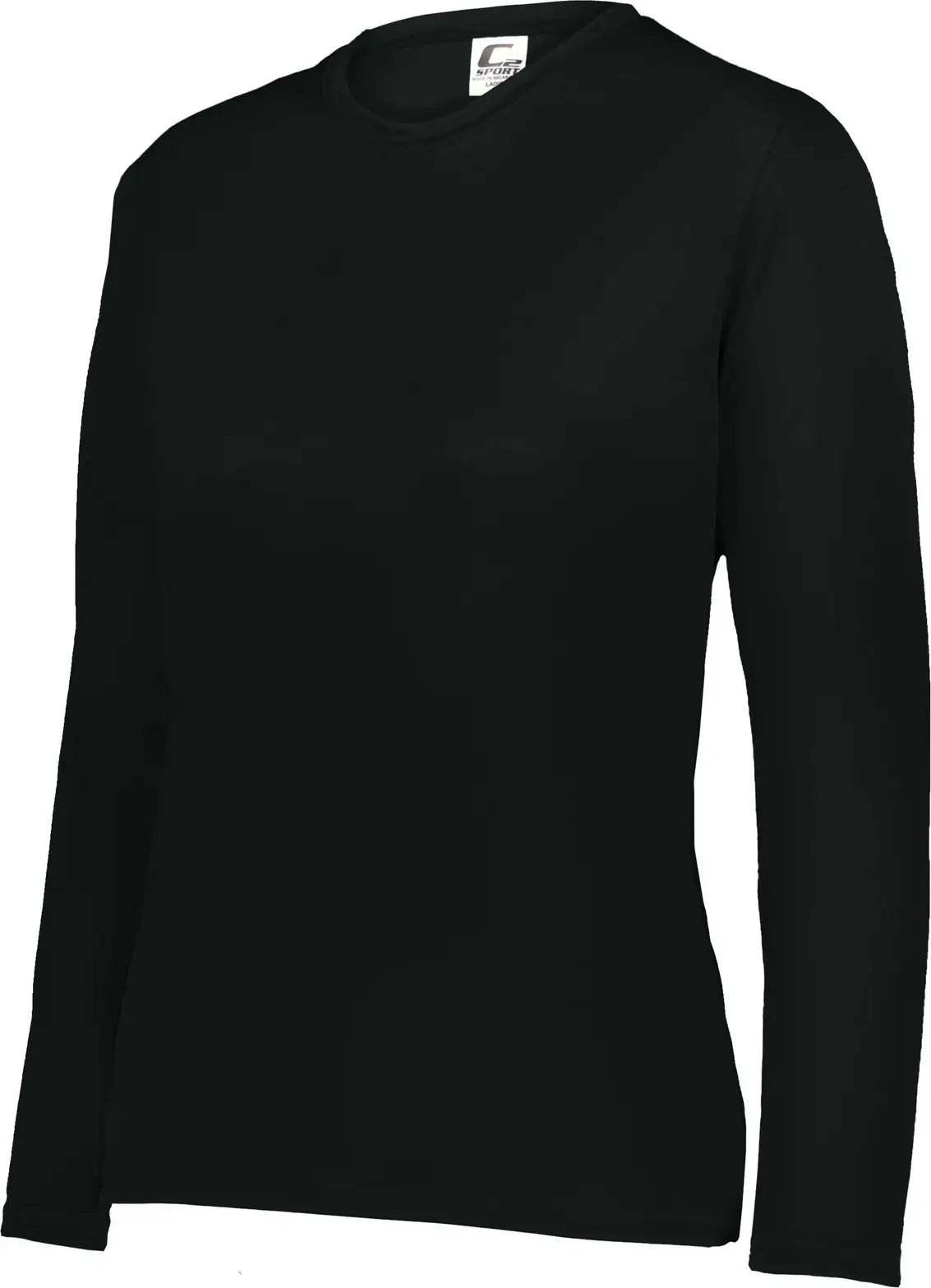 C2 Sport 5604 Long Sleeve Ladies Tee - Black - Xs