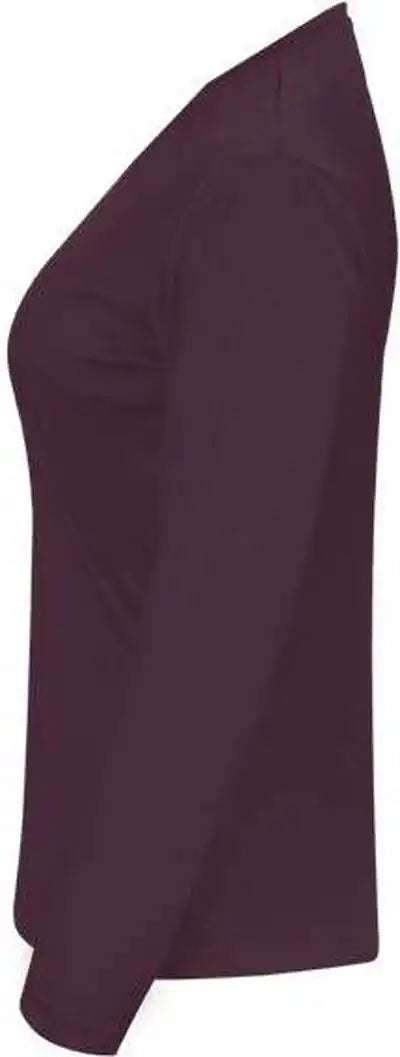 C2 Sport 5604 Long Sleeve Ladies Tee - Maroon
