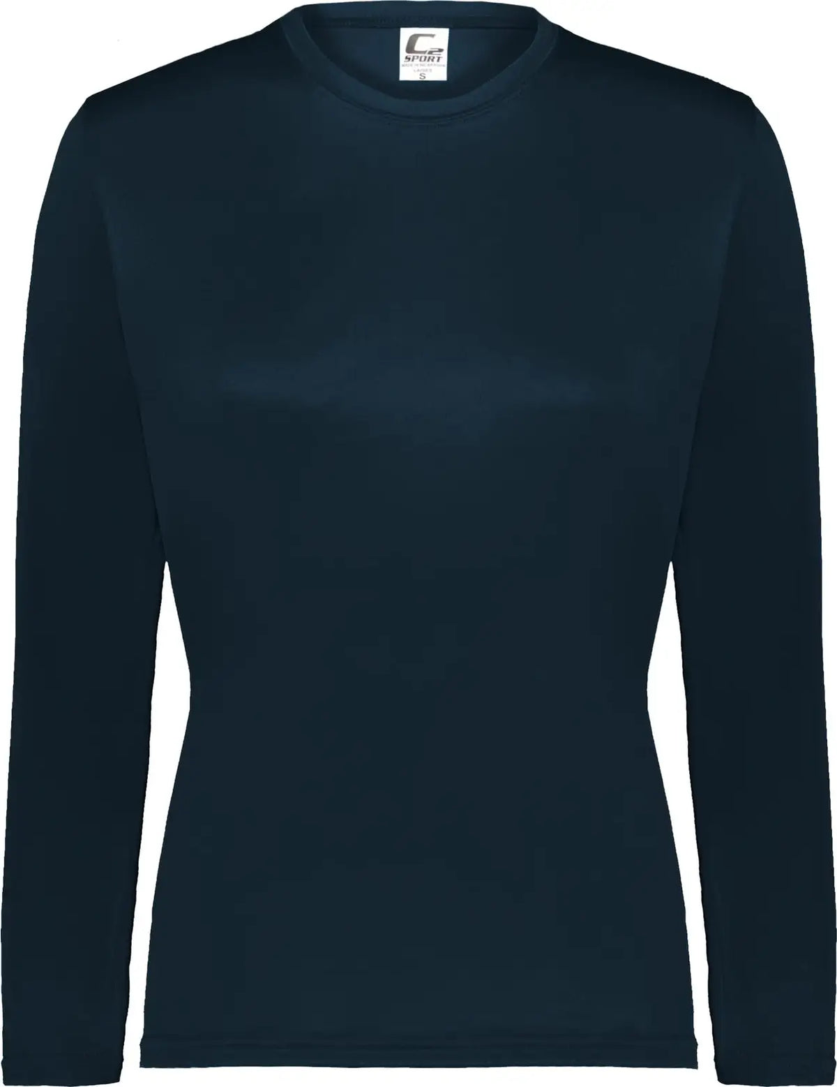 C2 Sport 5604 Long Sleeve Ladies Tee - Navy