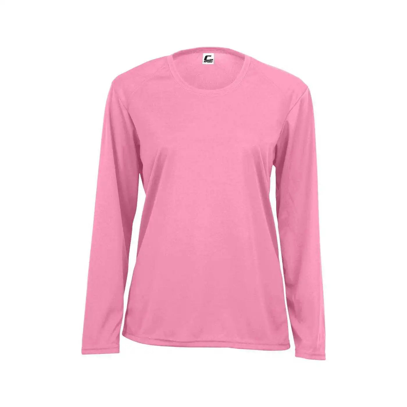 C2 Sport 5604 Long Sleeve Ladies Tee Pink