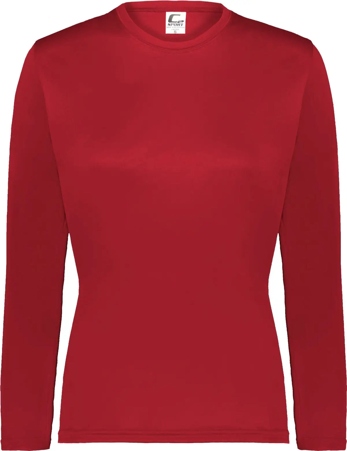 C2 Sport 5604 Long Sleeve Ladies Tee - Red