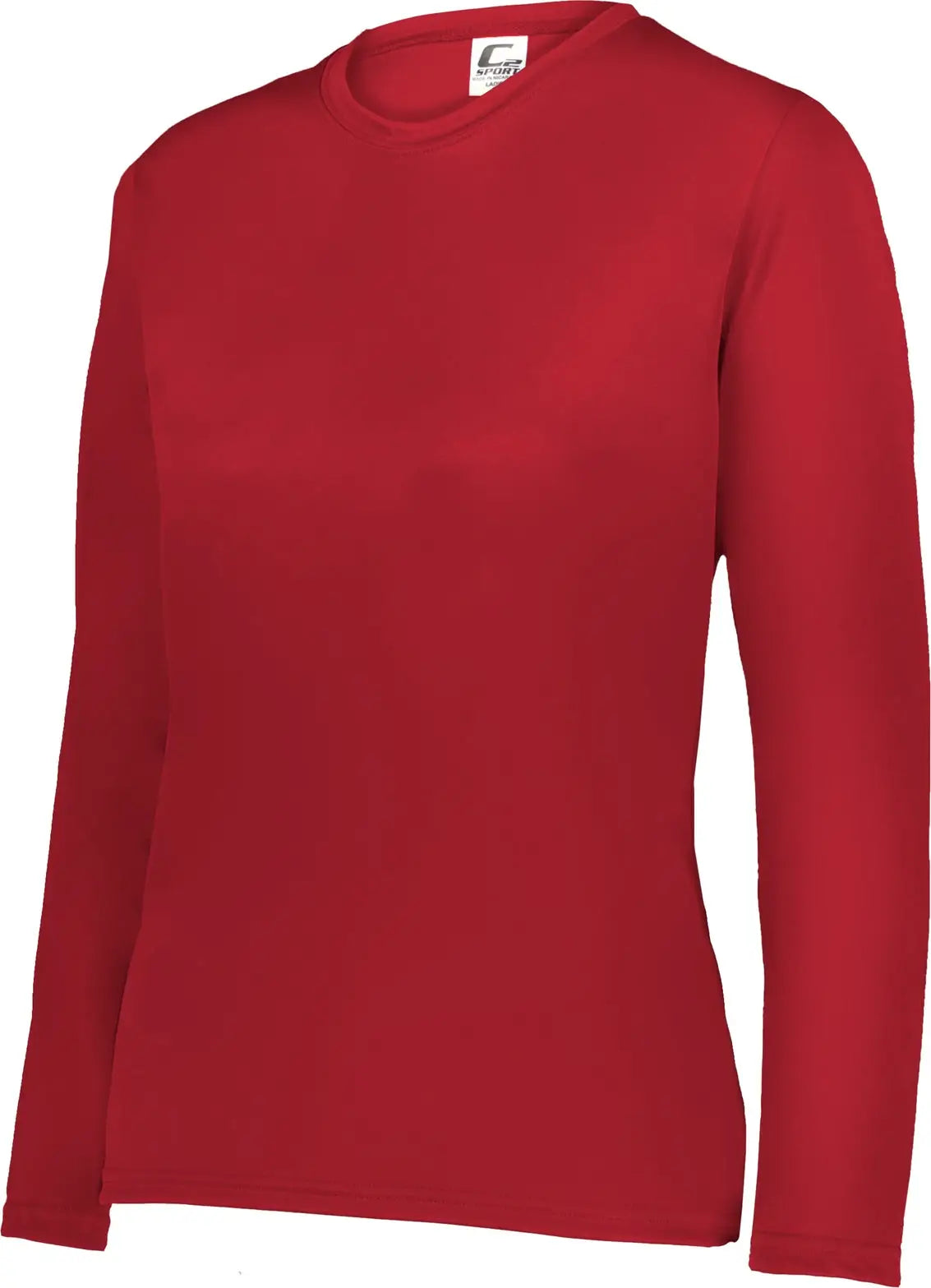 C2 Sport 5604 Long Sleeve Ladies Tee - Red - Xs