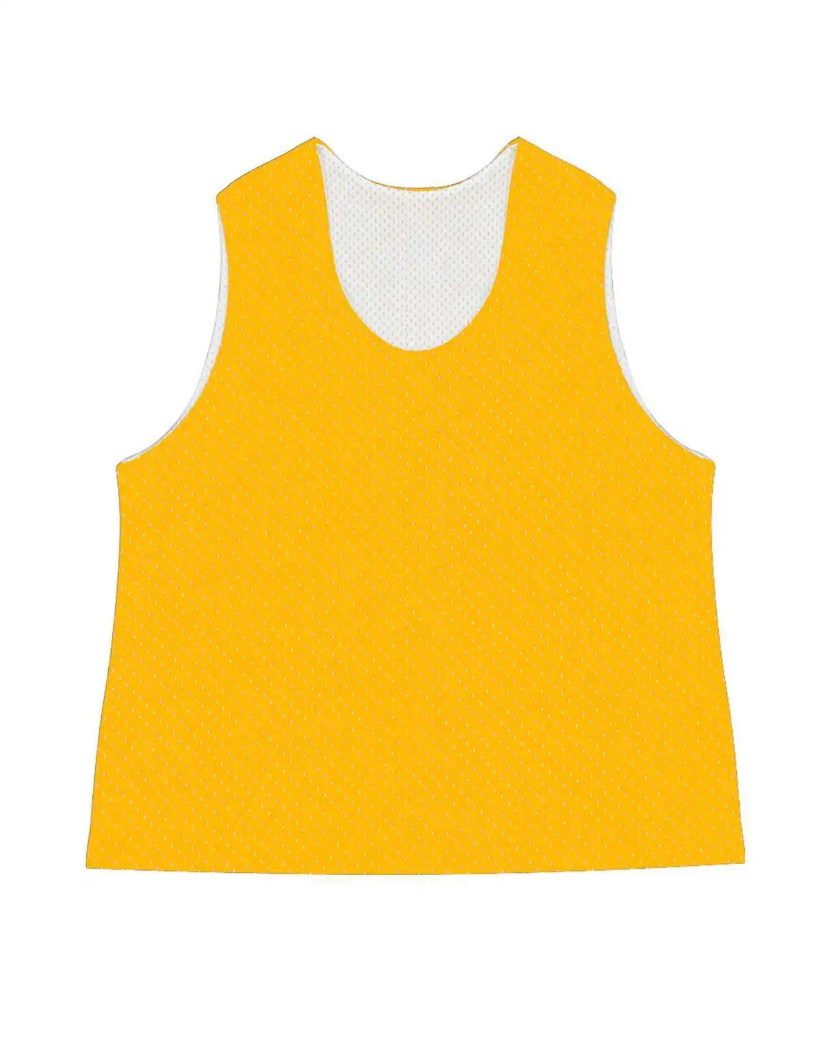 C2 Sport 5660 Mesh Reversible Womens Pinnie - Gold White