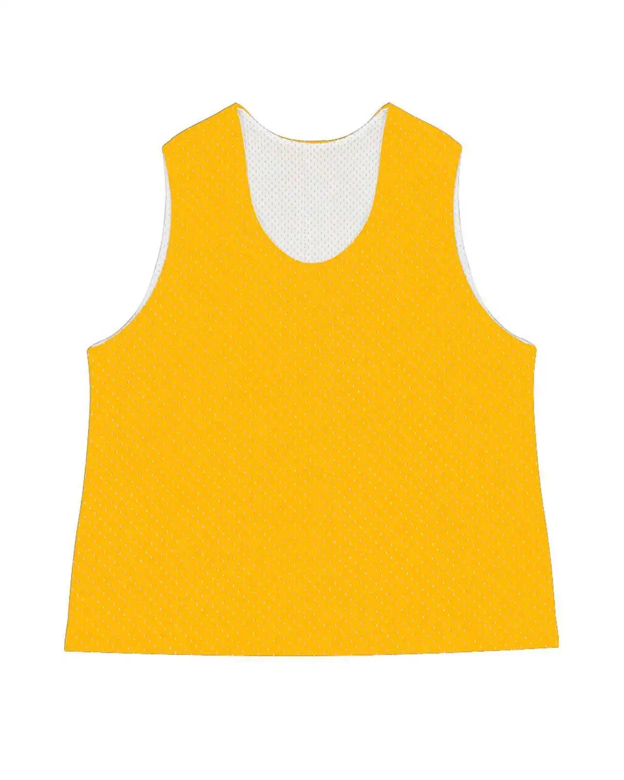 C2 Sport 5660 Mesh Reversible Womens Pinnie - Gold White