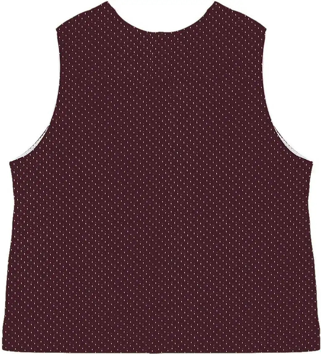 C2 Sport 5660 Mesh Reversible Womens Pinnie - Maroon White
