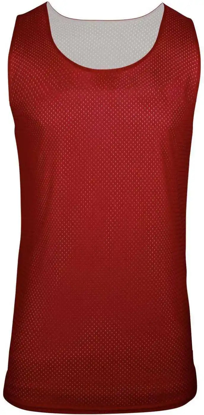 C2 Sport 5678 Reversible. Mesh Womens Tank - Red White