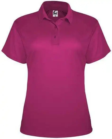 C2 Sport 5902 Women’s Polo Hot Pink