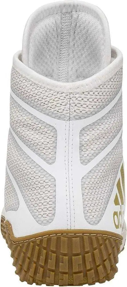 Adidas 223 Adizero Varner Wrestling Shoes - White Vegas Gum