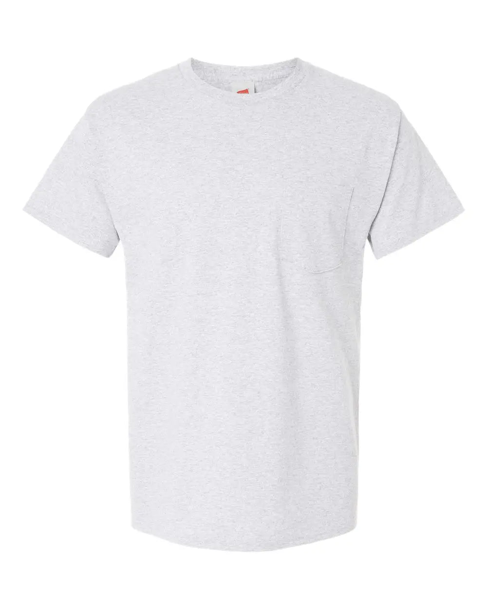 Hanes 5290p Essential-t Pocket T-shirt - Ash - Gray / s