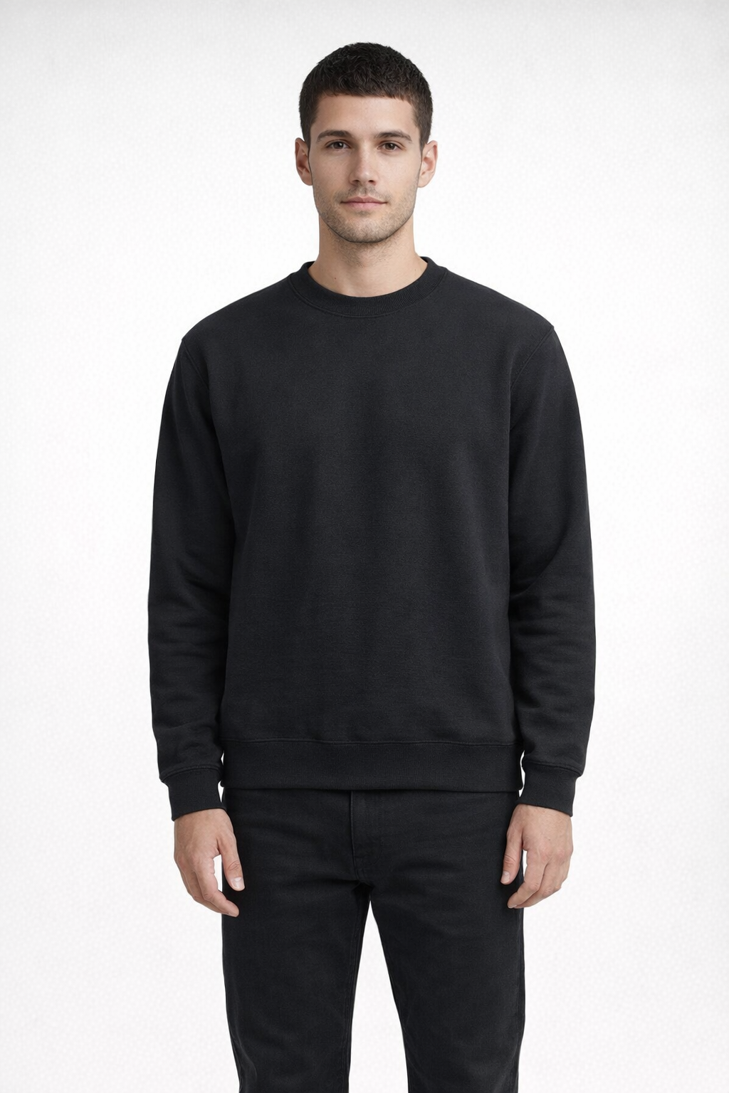 Black PRO-WEAVE CREWNECK  229