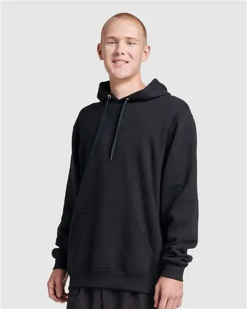 Jerzees 700mr Eco™ Premium Blend Ring-spun Hooded Sweatshirt - Black Ink