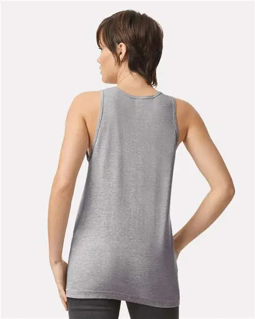 American Apparel 2408w Fine Jersey Tank - 2408 - Heather Gray