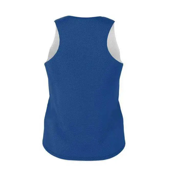 Alleson Athletic Lp001w Womens Lacrosse Reversible Pinnie - Royal White