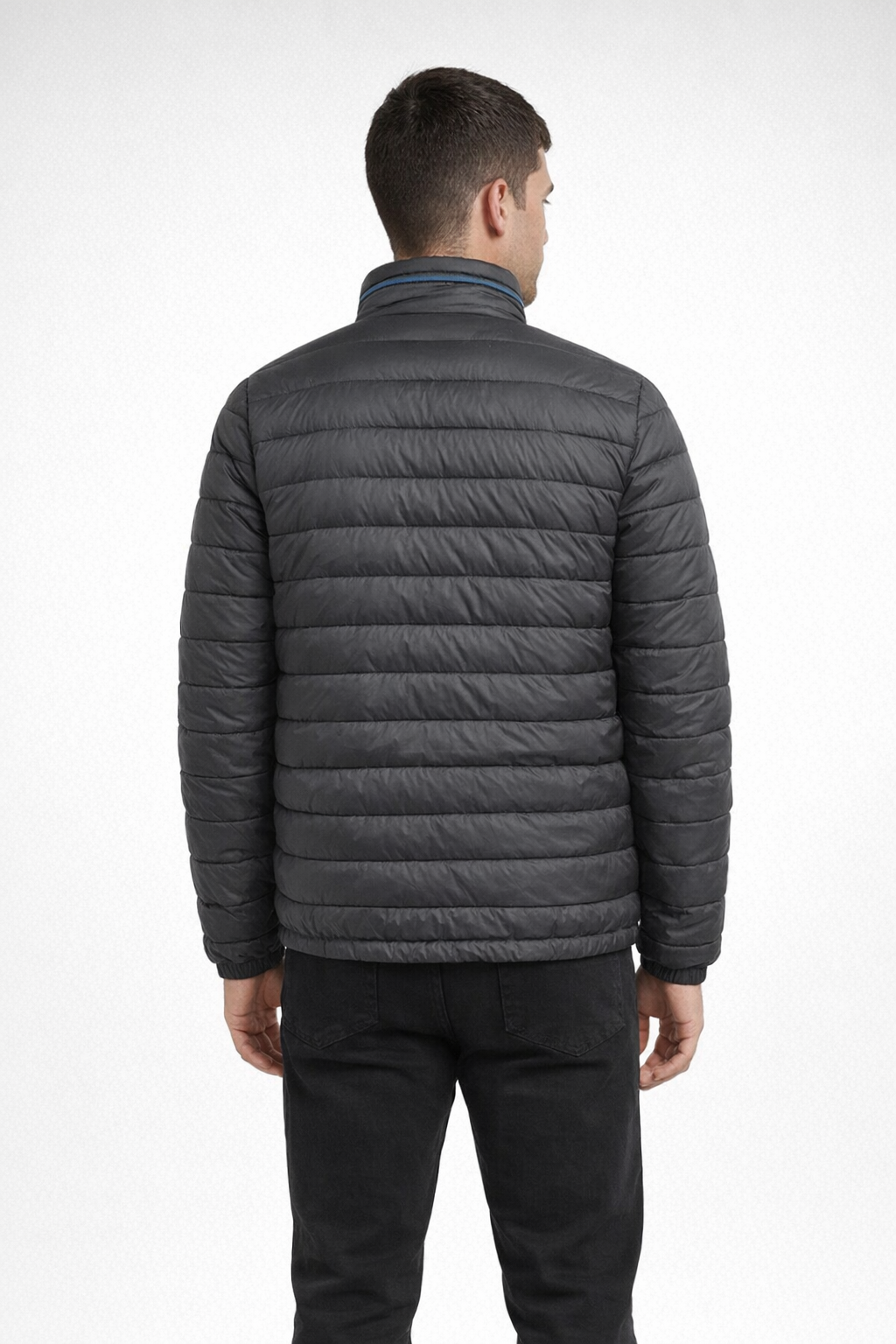 Pewter MEN'S PACKABLE PILLOW PUFFER