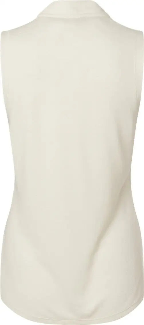 Adidas A1001 Women’s Ultimate365 Textured Sleeveless Shirt - Ivory - Xs
