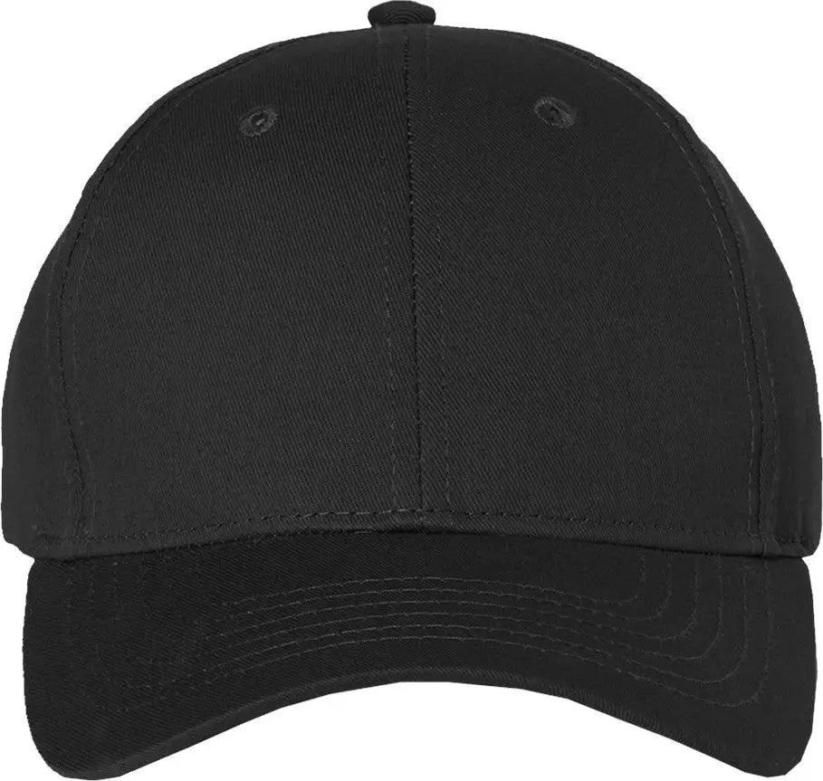 Valucap 2260 Cotton Twill Cap - Black - one Size Fits Most