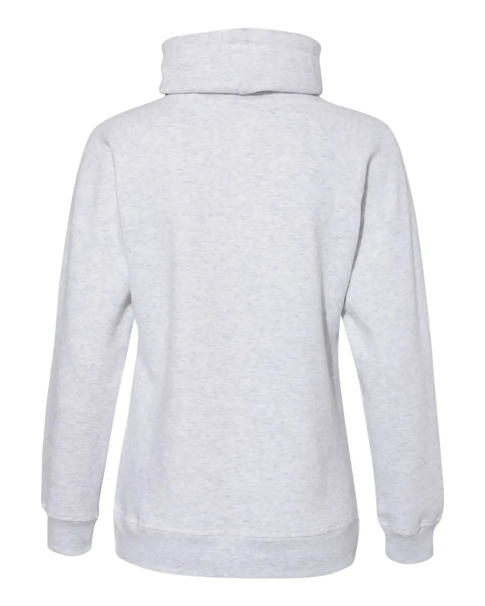 J. America 8653j Women’s Relay Cowl Neck Sweatshirt - 8653 - Ash - Ladies s