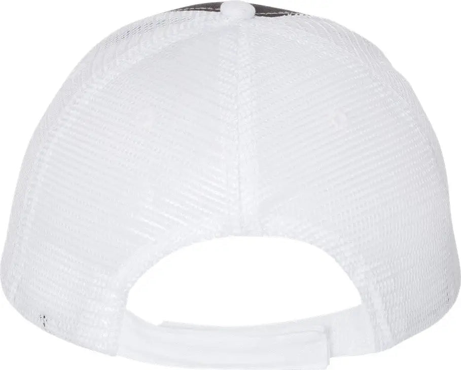 Valucap S102 Sandwich Trucker Cap - Charcoal White - one Size Fits Most