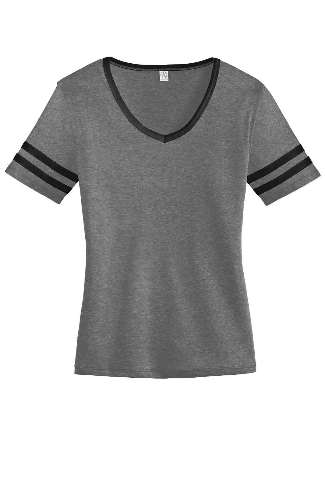 Alternative Aa5058 Women’s Varsity Vintage 50/50 Tee - Coal Black