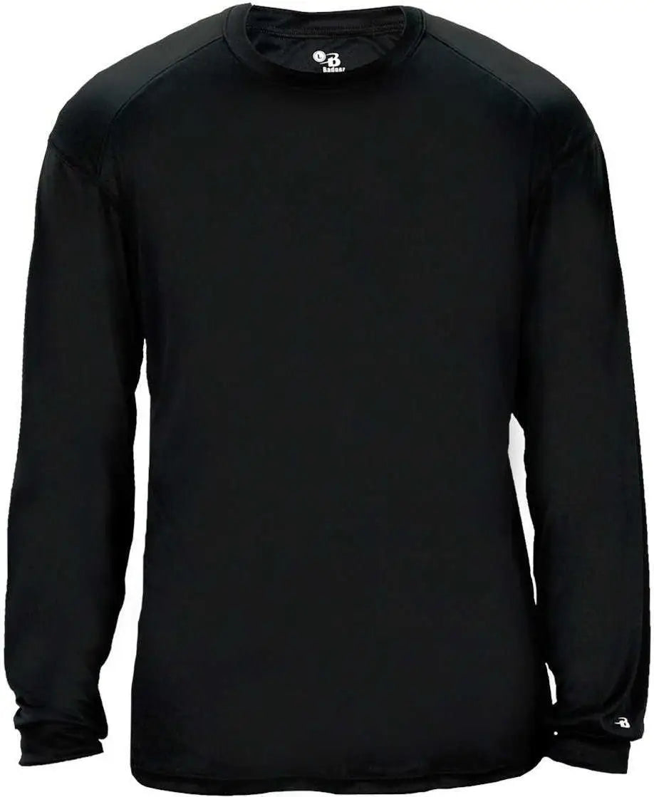 Badger Sport 4004 Ultimate Softlock Long Sleeve Tee - Black