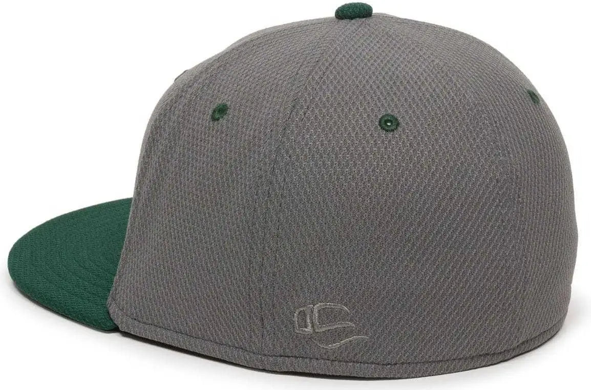 Oc Sports Cage25 Flexible Fitting Cap - Graphite Dark Green